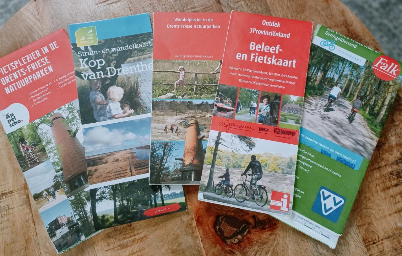 4P Chalet Tolve Met 4 Fietsen Vlakbij Natuurgebieden Drents Friese Wold, Fochteloerveen En Gevangenisdorp Veenhuizen Oosterwolde  ภายนอก รูปภาพ